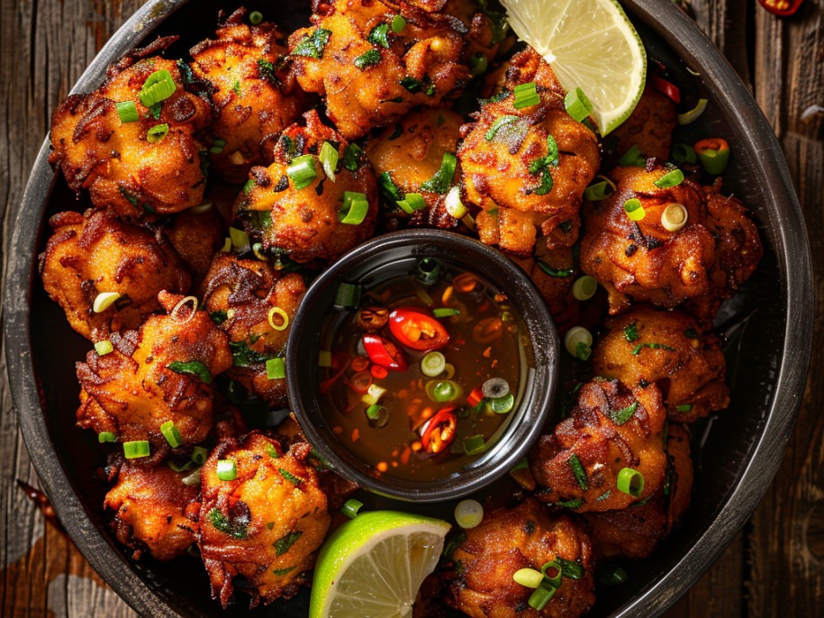 Crispy, golden fritters made with salted codfish, spring onions, scotch bonnet, and thyme. A Jamaican breakfast staple that works at any hour. The salt fish needs to be soaked overnight but it is worth every minute.