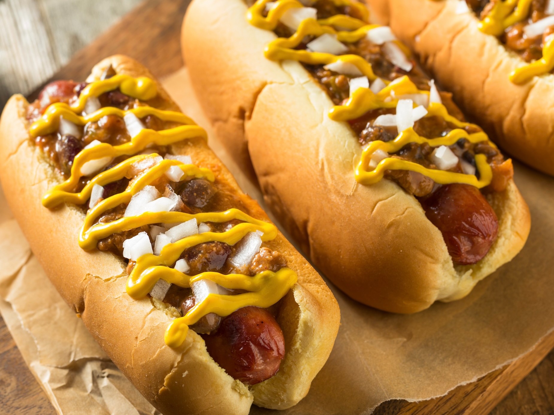 Grilled in a cast iron pan until the skin snaps. All-beef frank, yellow mustard, sweet relish, and onions. Sometimes the classics need no improvement.
