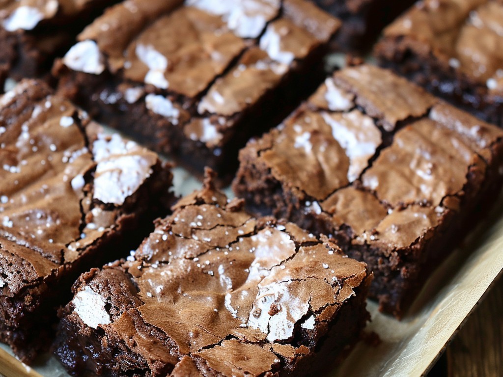 Dense, fudgy, crinkle-topped brownies made with real chocolate. No cocoa powder shortcuts. The crinkle top comes from dissolving the sugar in the warm chocolate butter mixture.