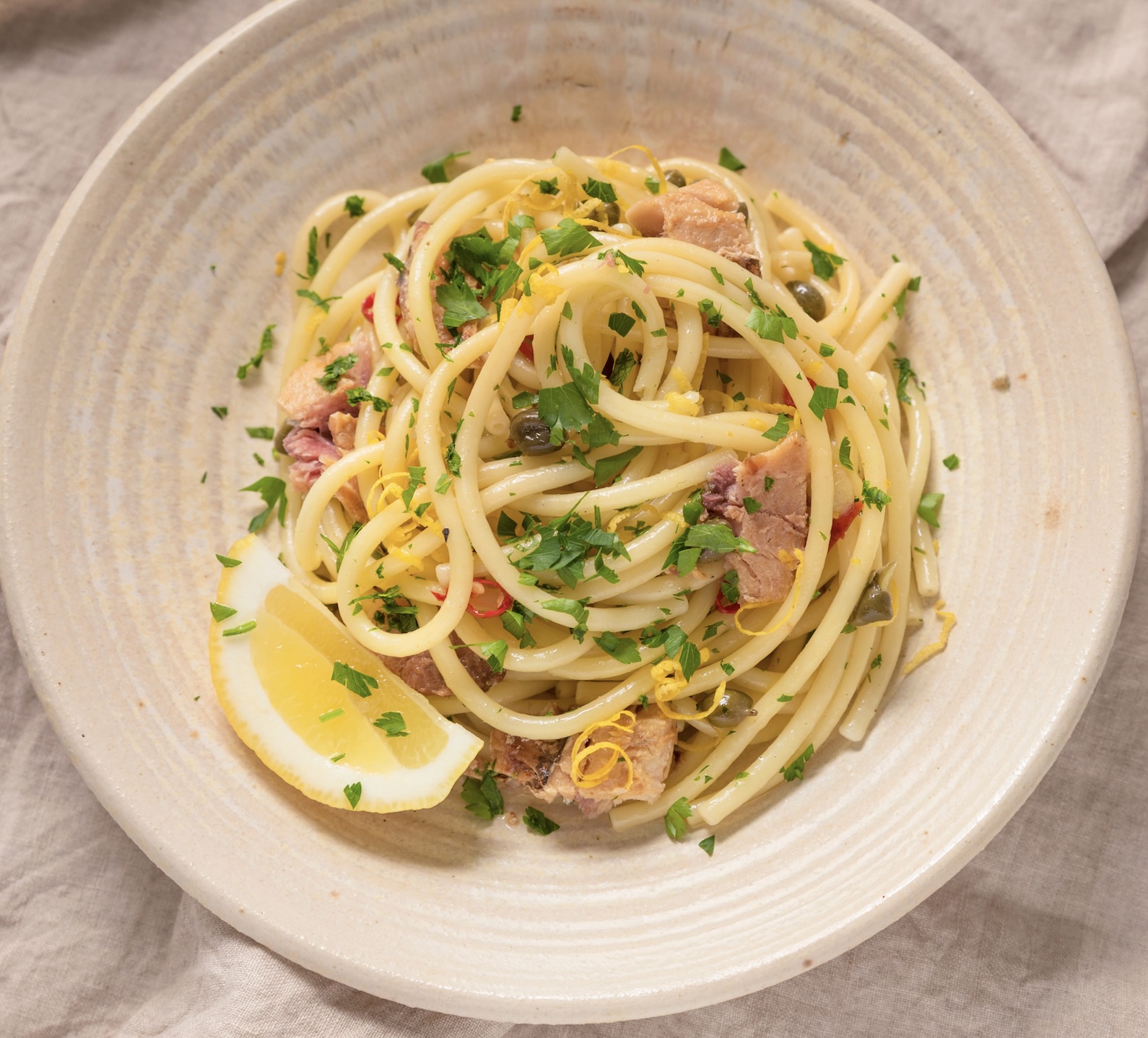 A weeknight hero. Umami-rich sardines transformed into a silky, garlicky sauce. Simple, inexpensive, and incredibly elegant pasta.
