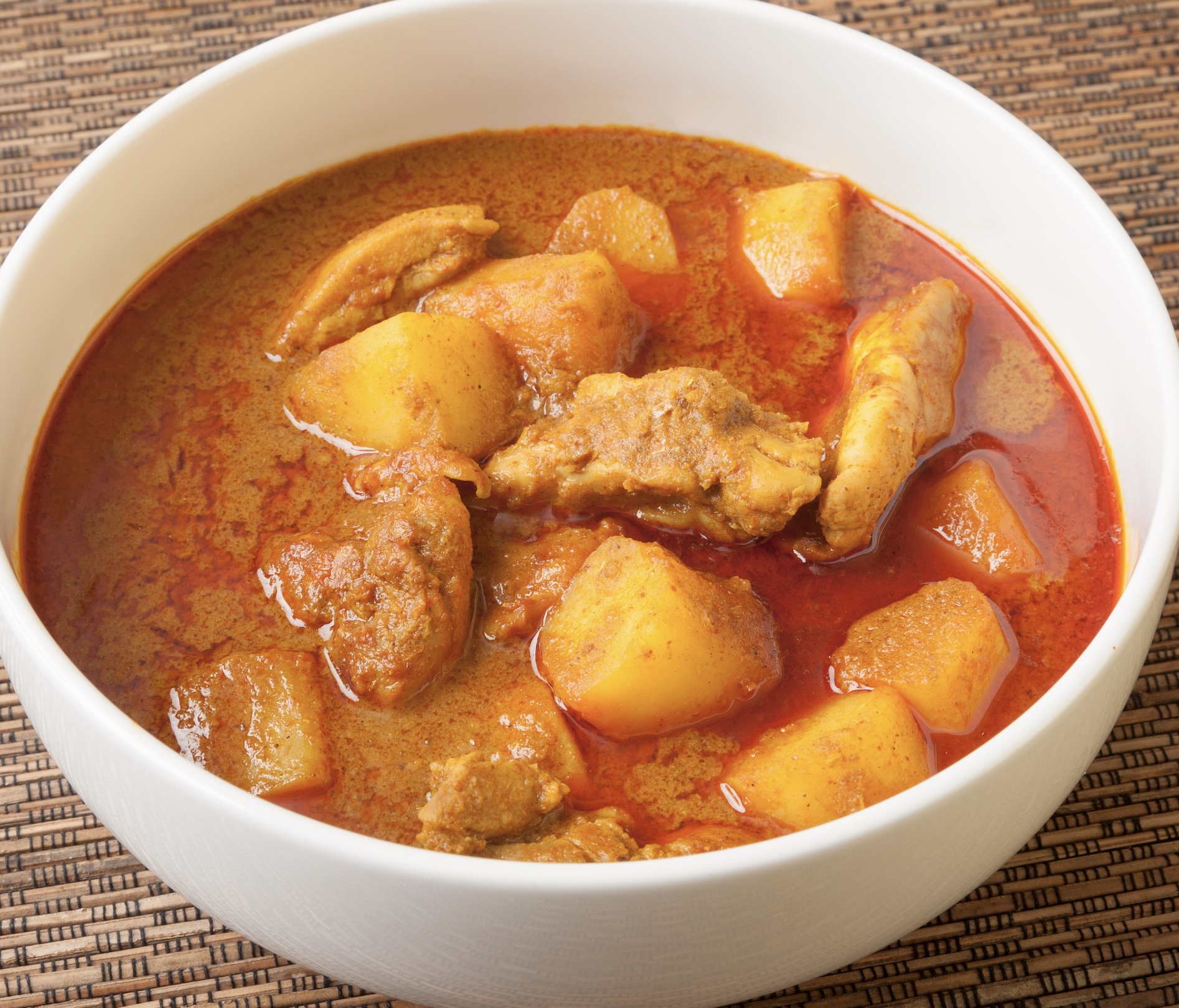 Malaysian coconut curry is rich, fragrant, and comforting with layers of spice balanced by creamy coconut milk. This version uses chicken and potatoes simmered in a curry base infused with garlic, ginger, and curry powder. It’s hearty, slightly spicy, and perfect with rice.