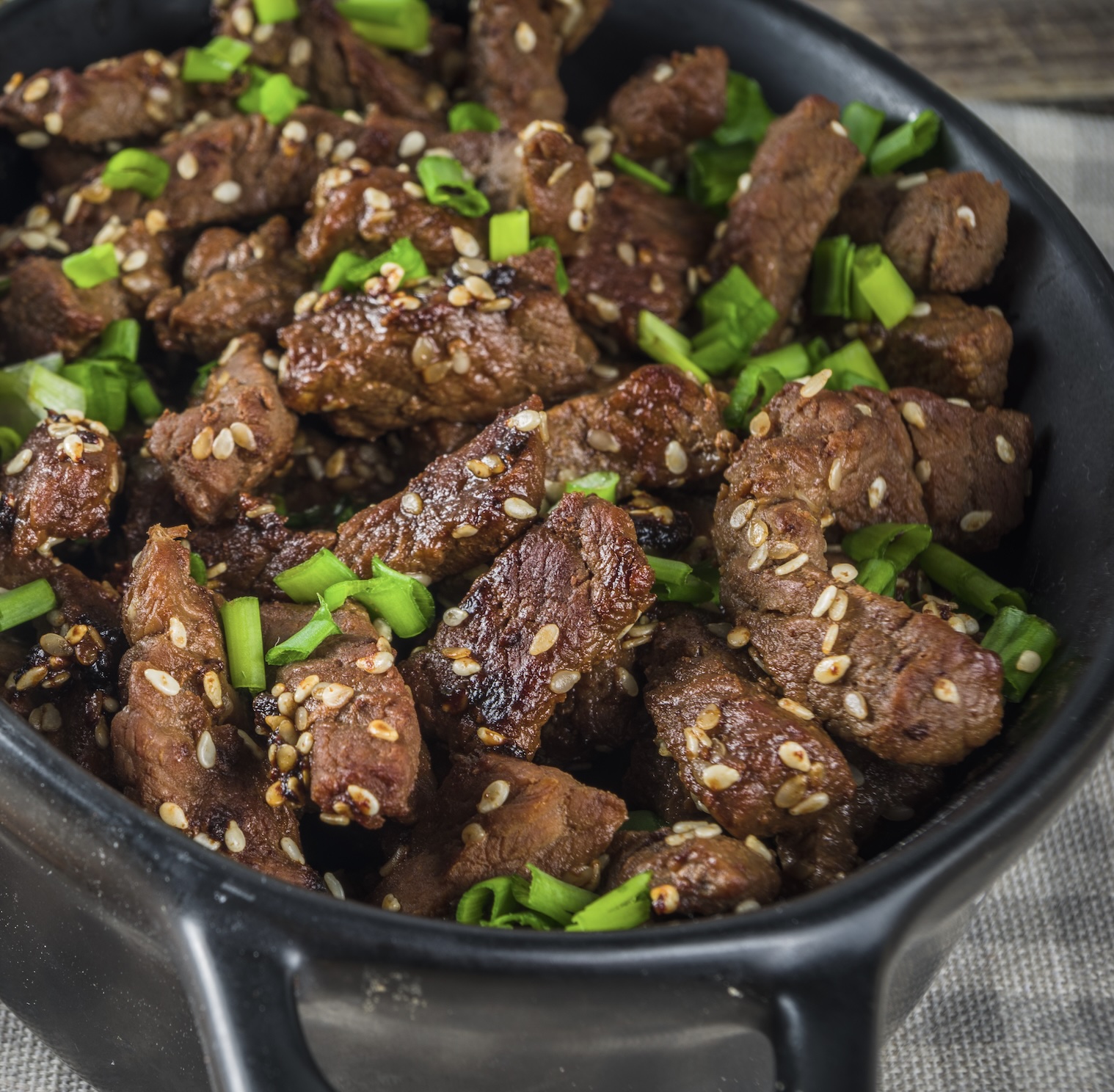 Thinly sliced beef marinated in a sweet and savory soy-based sauce. Tender, caramelized, and incredibly flavorful.