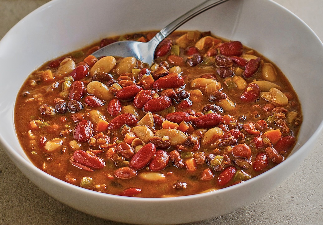 A nutrient-dense, fiber-packed meal that is naturally filling. It's mild enough for kids but deep enough in flavor for parents to love. I left the chili powder at one tablespoon but you can increase it if your family can handle the spice.